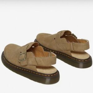 Doc Martens Jorge II platform suede slides clogs size 8